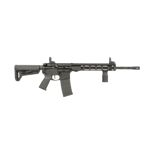 Maxim Defense MD15L 5.56mm NATO - 30 Round Capacity - 16" Fluted Barrel - Black Finish - M-LOK Handguard - Magpul Furniture - SL-K Stock - MBUS Sights - Blackout Defense Flat Trigger - MXM49737 Maxim Defense MD15L 5.56mm NATO - 30 Round Capacity - 16" Fluted Barrel - Black Finish - M-LOK Handguard - Magpul Furniture - SL-K Stock - MBUS Sights - Blackout Defense Flat Trigger - MXM49737