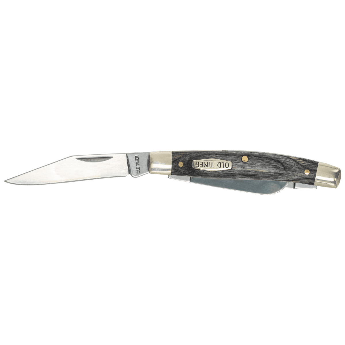 Old Timer Heritage Series Middleman 340T 2" 2.40" 1.70" Folding Clip/Sheepsfoot/Pen D2 Steel Blade with 3.70" Black Wood Laminate Handle - 1149100 Old Timer Heritage Series Middleman 340T 2" 2.40" 1.70" Folding Clip/Sheepsfoot/Pen D2 Steel Blade with 3.70" Black Wood Laminate Handle - 1149100