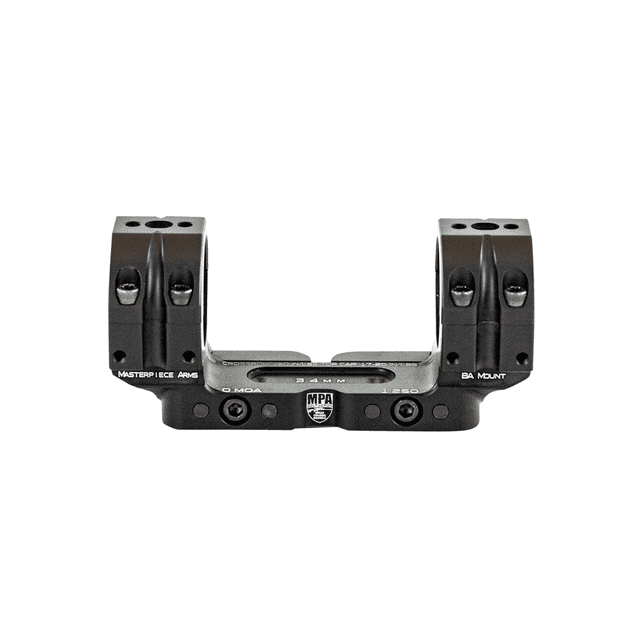 MasterPiece Arms MPA BA Bolt Action Mount Black - BAMOUNT341125 MasterPiece Arms MPA BA Bolt Action Mount Black - BAMOUNT341125