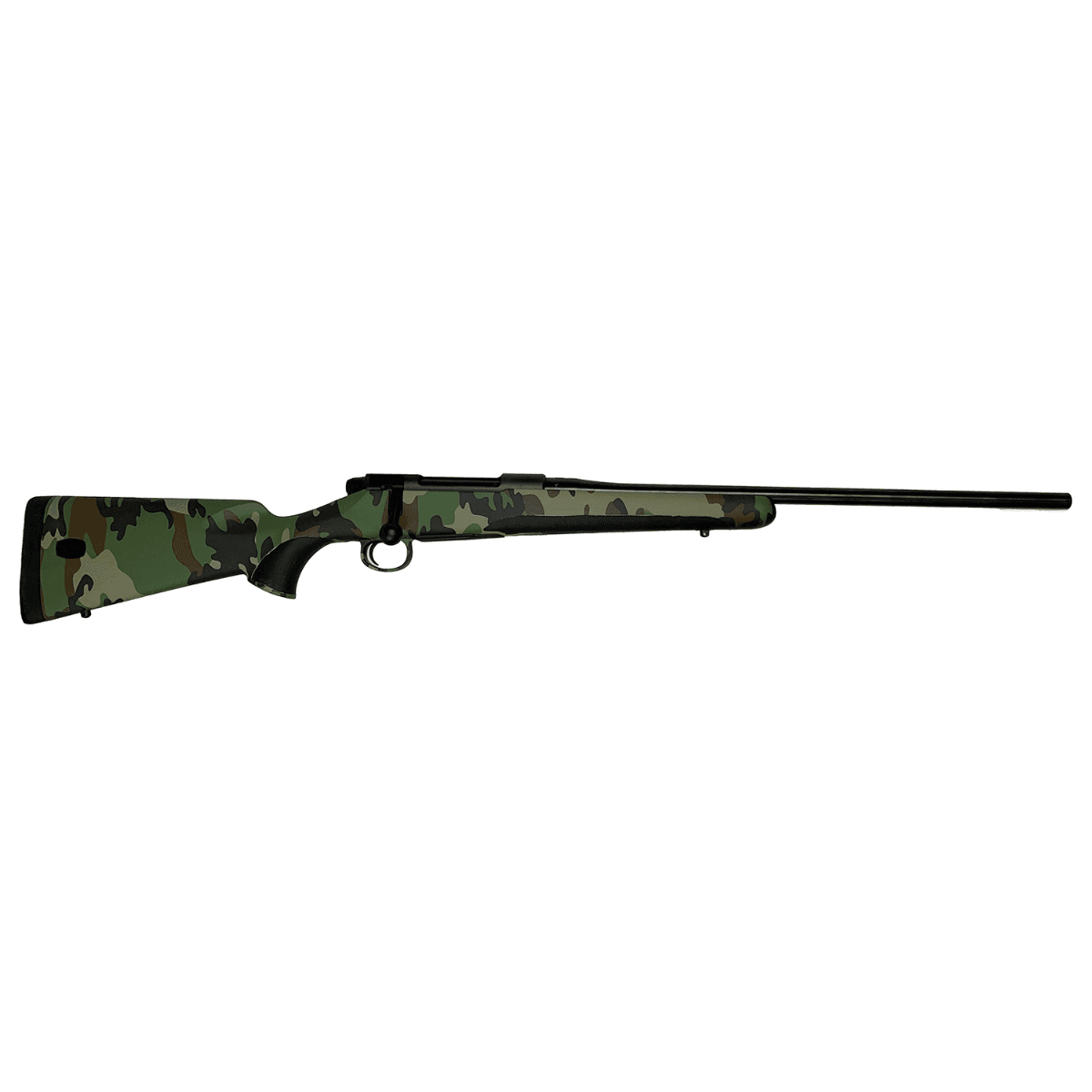 Mauser M18 .308 Win - 5+1, 22" Threaded Cold Hammer Forged Barrel & Receiver, Burnished Black Finish, USMC Camo Synthetic Stock with Removable Recoil Pad, Soft Grip Inlays, Three-Position Safety - M18USMC308T Mauser M18 .308 Win - 5+1, 22" Threaded Cold Hammer Forged Barrel & Receiver, Burnished Black Finish, USMC Camo Synthetic Stock with Removable Recoil Pad, Soft Grip Inlays, Three-Position Safety - M18USMC308T