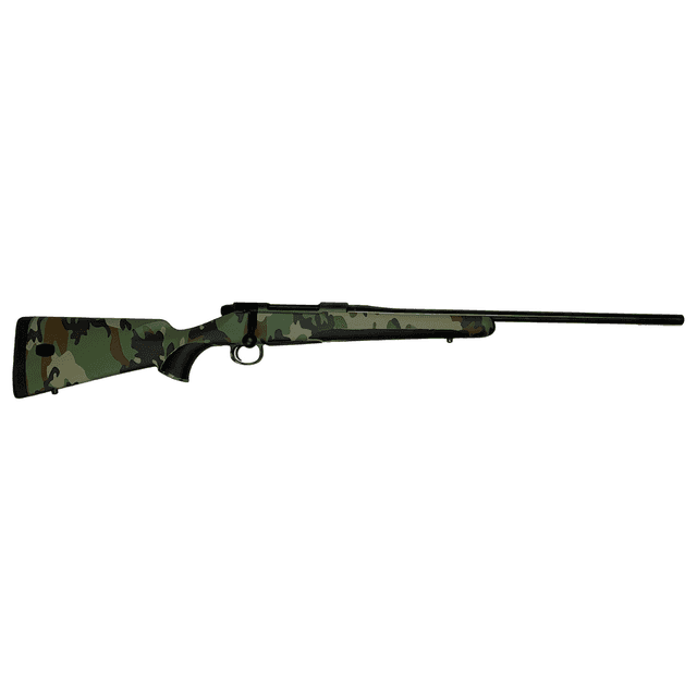 Mauser M18 .308 Win - 5+1, 22" Threaded Cold Hammer Forged Barrel & Receiver, Burnished Black Finish, USMC Camo Synthetic Stock with Removable Recoil Pad, Soft Grip Inlays, Three-Position Safety - M18USMC308T Mauser M18 .308 Win - 5+1, 22" Threaded Cold Hammer Forged Barrel & Receiver, Burnished Black Finish, USMC Camo Synthetic Stock with Removable Recoil Pad, Soft Grip Inlays, Three-Position Safety - M18USMC308T