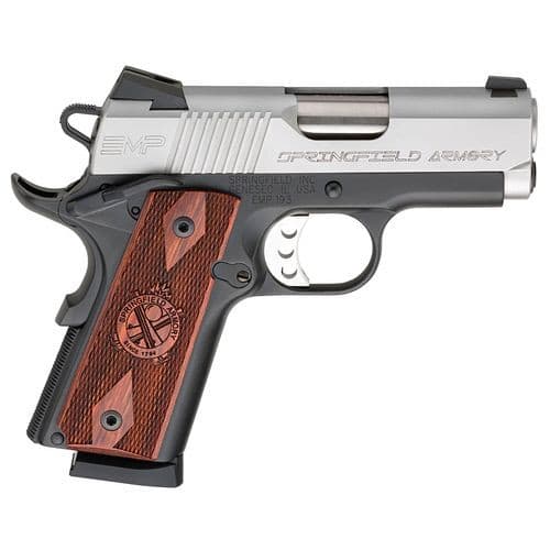 Springfield Armory 1911 EMP Cocobolo Grip 9mm Luger 3" 9+1 *CA Compliant Semi Automatic Pistol Springfield Armory 1911 EMP Cocobolo Grip 9mm Luger 3" 9+1 *CA Compliant Semi Automatic Pistol