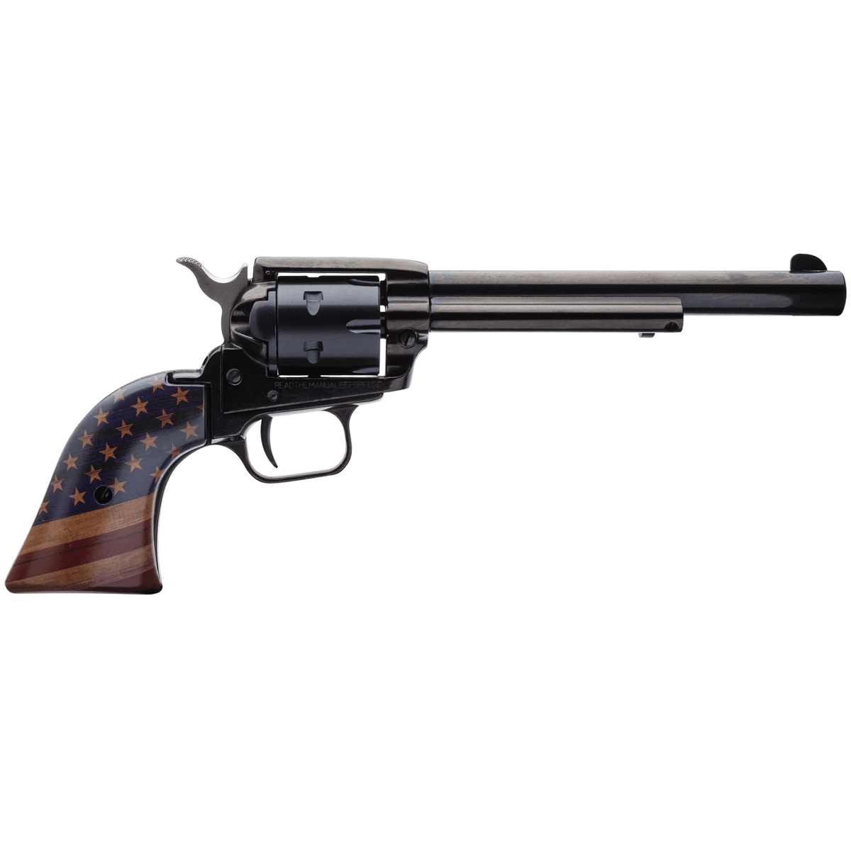 Heritage Mfg Rough Rider 22 LR 6 Shot, 6.50" Black Oxide Steel Barrel RR22B6GOLDUSA Heritage Mfg Rough Rider 22 LR 6 Shot, 6.50" Black Oxide Steel Barrel RR22B6GOLDUSA