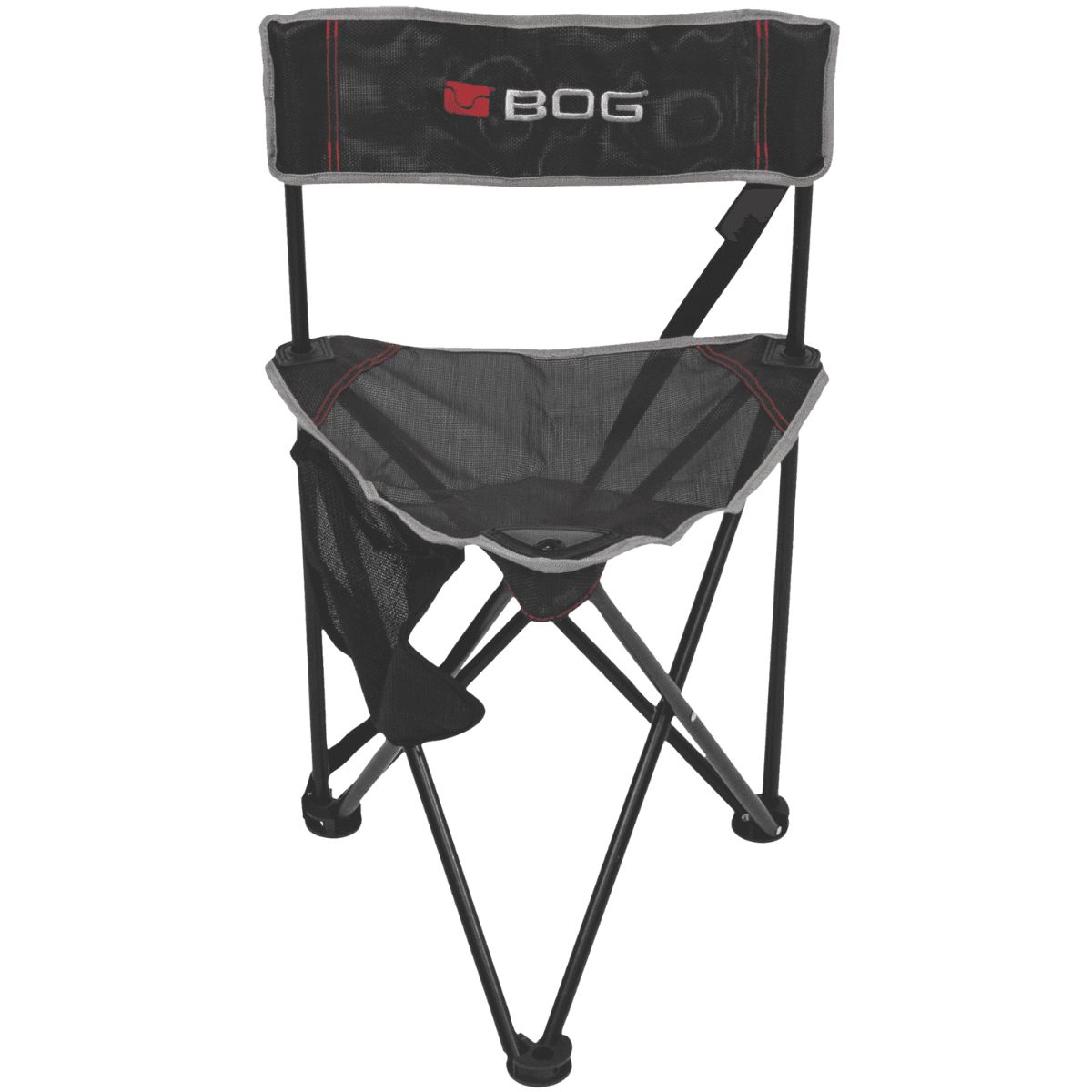 Bog-Pod Triple Play Chair, 3 Legs, Black, Steel Frame with Exterior Pocket - 1117130 Bog-Pod Triple Play Chair, 3 Legs, Black, Steel Frame with Exterior Pocket - 1117130