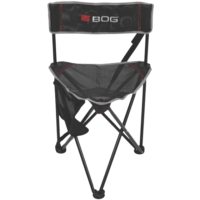 Bog-Pod Triple Play Chair, 3 Legs, Black, Steel Frame with Exterior Pocket - 1117130 Bog-Pod Triple Play Chair, 3 Legs, Black, Steel Frame with Exterior Pocket - 1117130