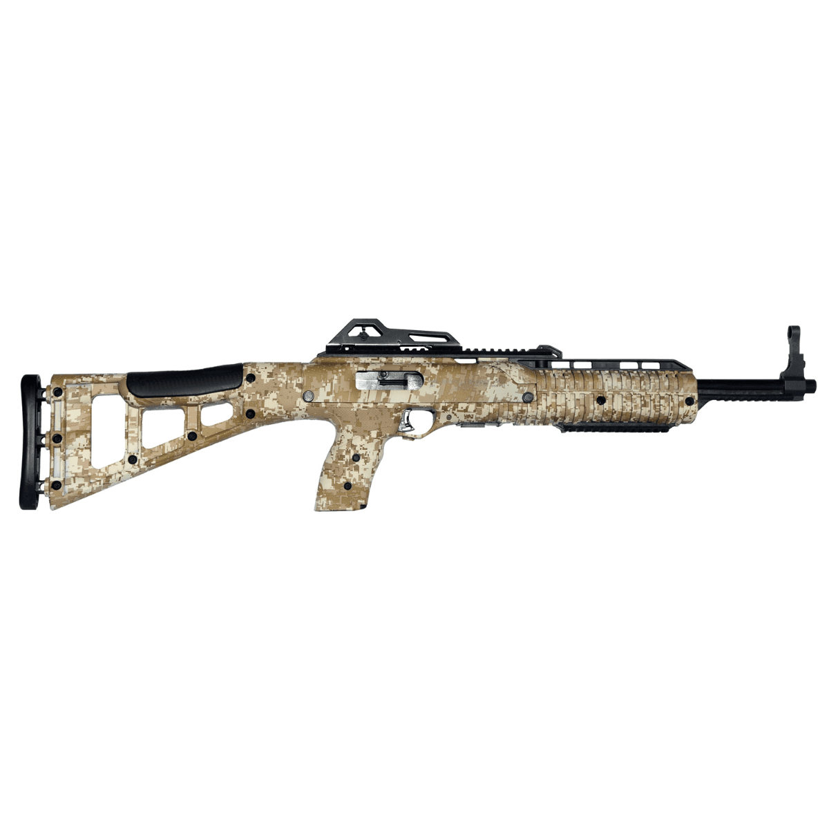 Hi-Point 4595TS Carbine .45 ACP - 17.50" Threaded Barrel, 9+1 Capacity, Desert Digital Camo Finish, Skeletonized Stock & Polymer Grip - 4595TSDD Hi-Point 4595TS Carbine .45 ACP - 17.50" Threaded Barrel, 9+1 Capacity, Desert Digital Camo Finish, Skeletonized Stock & Polymer Grip - 4595TSDD