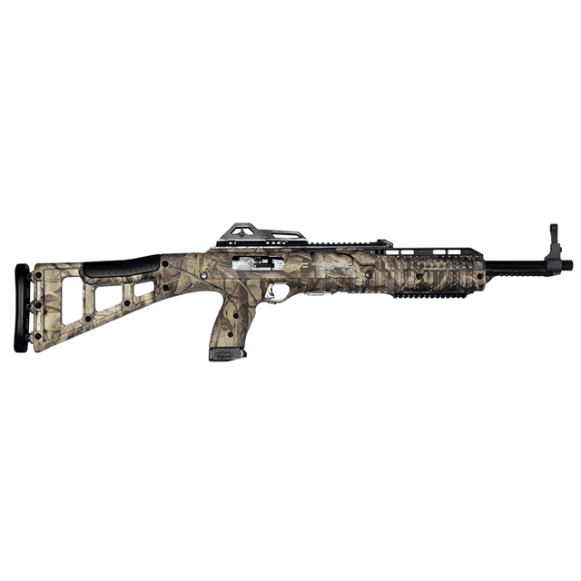 Hi-Point 4595TS Carbine .45 ACP - 17.50", 9+1 Capacity, Black Woodland Camo All Weather Skeletonized Stock - 4595TSWC Hi-Point 4595TS Carbine .45 ACP - 17.50", 9+1 Capacity, Black Woodland Camo All Weather Skeletonized Stock - 4595TSWC