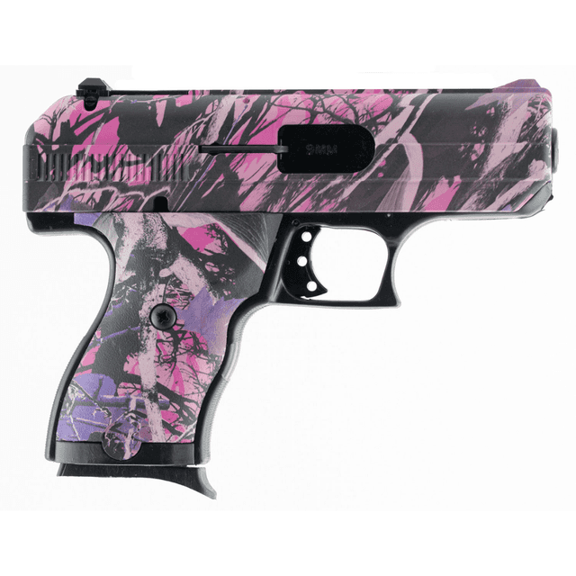 Hi-Point C9 9mm Luger - 8+1, 3.50" Black Steel Barrel, Hydro-Dipped Pink Camo Serrated Steel Slide, Pink Camo Polymer Frame & Grip - 916PI Hi-Point C9 9mm Luger - 8+1, 3.50" Black Steel Barrel, Hydro-Dipped Pink Camo Serrated Steel Slide, Pink Camo Polymer Frame & Grip - 916PI