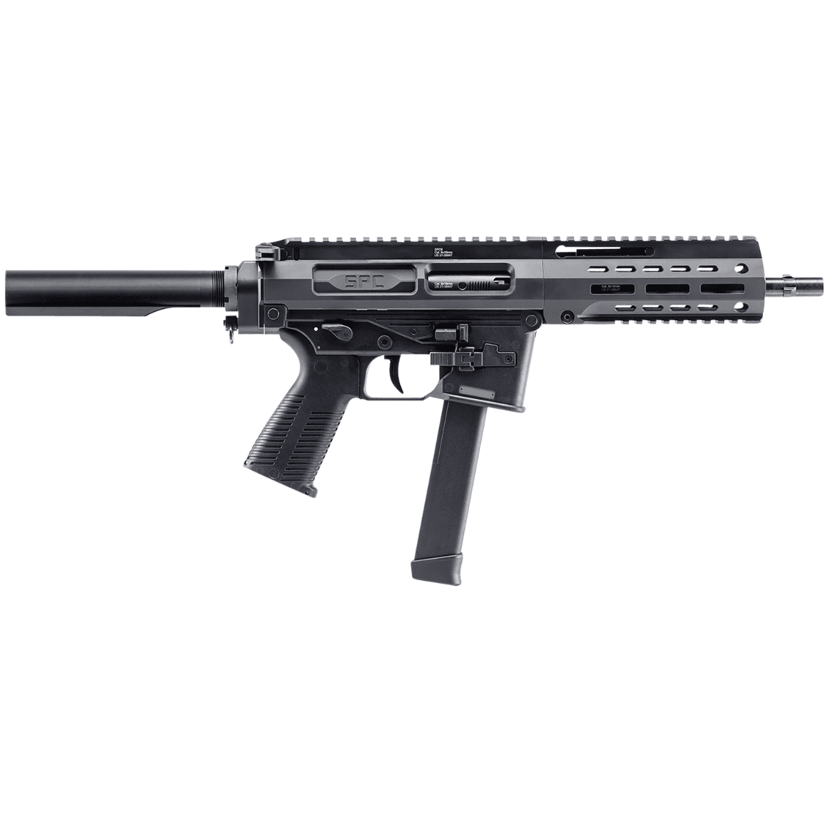 B&T SPC9 9mm Luger Semi-Auto Tactical Pistol with Black Polymer Grip - 500003ABG B&T SPC9 9mm Luger Semi-Auto Tactical Pistol with Black Polymer Grip - 500003ABG