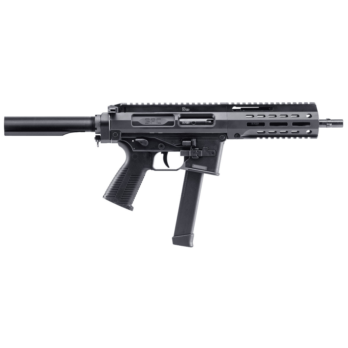 B&T SPC9 9mm Luger Semi-Auto Tactical Pistol with Polymer Grip - 500003AB B&T SPC9 9mm Luger Semi-Auto Tactical Pistol with Polymer Grip - 500003AB