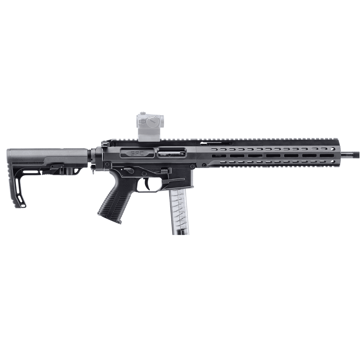 B&T SPC9 9mm Luger Semi-Auto Tactical Rifle with Telescopic Stock - 500010G B&T B&T SPC9 9mm Luger Semi-Auto Tactical Rifle with Telescopic Stock - 500010G B&T