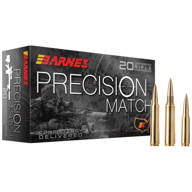 Barnes Bullets Precision Match 6.5 Grendel Open Tip Match Boat Tail 120 grain, 20 Per Box - 30831 Barnes Bullets Precision Match 6.5 Grendel Open Tip Match Boat Tail 120 grain, 20 Per Box - 30831
