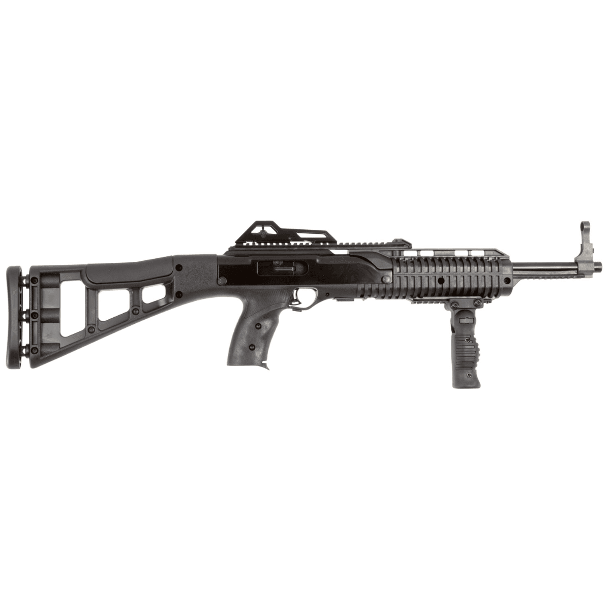Hi-Point 3895TS Carbine .380 ACP - 10+1, 16.50" Threaded Barrel, Black Metal Finish, All Weather Skeletonized Stock, Polymer Grip - 3895TSFGT1 Hi-Point 3895TS Carbine .380 ACP - 10+1, 16.50" Threaded Barrel, Black Metal Finish, All Weather Skeletonized Stock, Polymer Grip - 3895TSFGT1