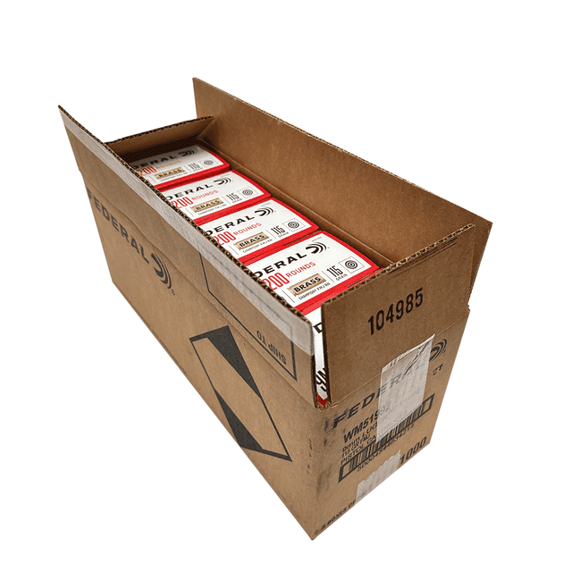 Federal Champion Brass Case 9MM 115 Grain FMJ 1000 Round Case Federal Champion Brass Case 9MM 115 Grain FMJ 1000 Round Case