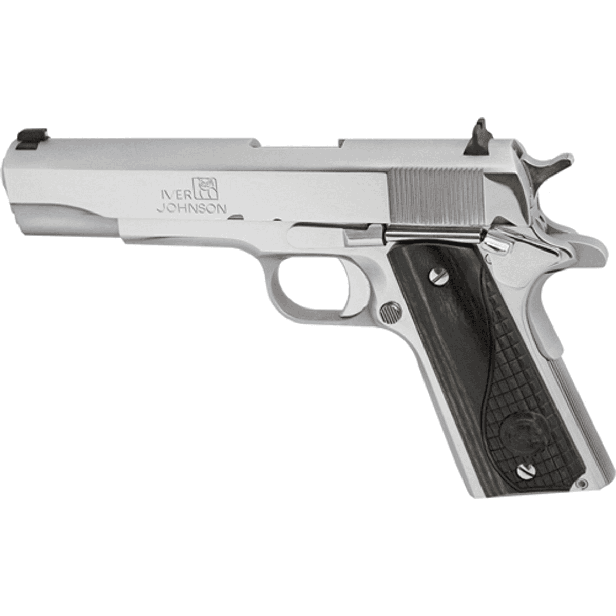 Iver Johnson Arms 1911 A1 45 ACP Stainless Steel Handgun Iver Johnson Arms 1911 A1 45 ACP Stainless Steel Handgun