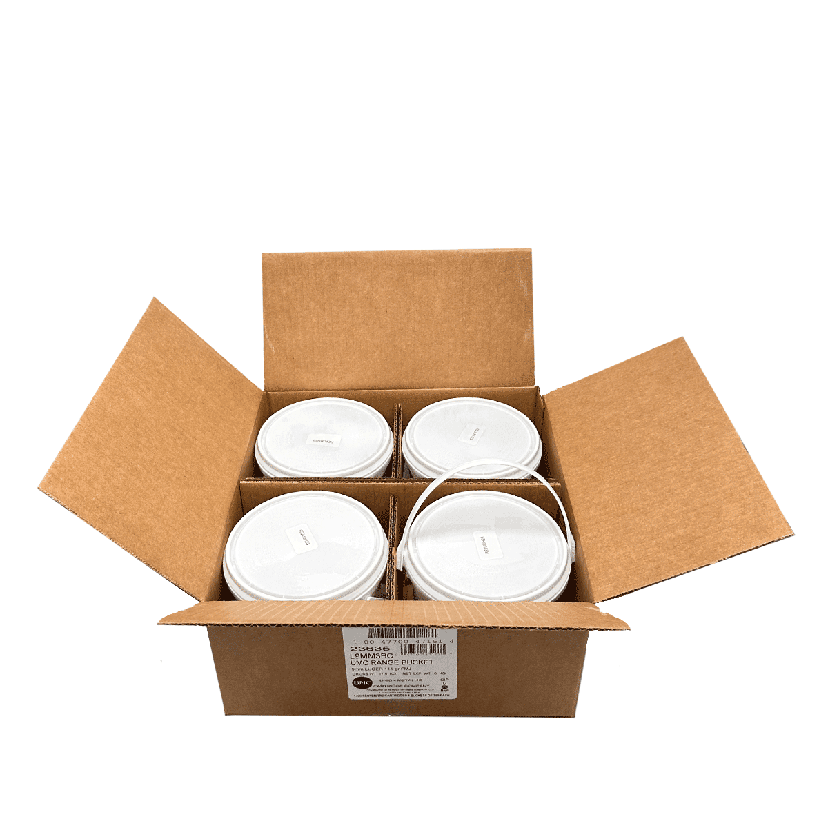 REMINGTON 23635 UMC RANGE BUCKET 9MM 115GR FMJ 1400RD CASE REMINGTON 23635 UMC RANGE BUCKET 9MM 115GR FMJ 1400RD CASE