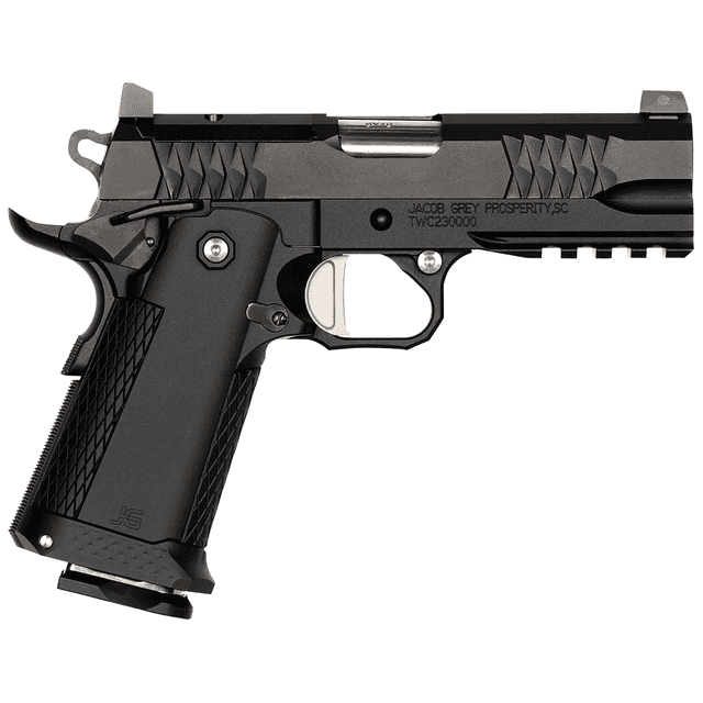 Jacob Grey Firearms TWC 9mm 1911 Semi Automatic Pistol Jacob Grey Firearms TWC 9mm 1911 Semi Automatic Pistol