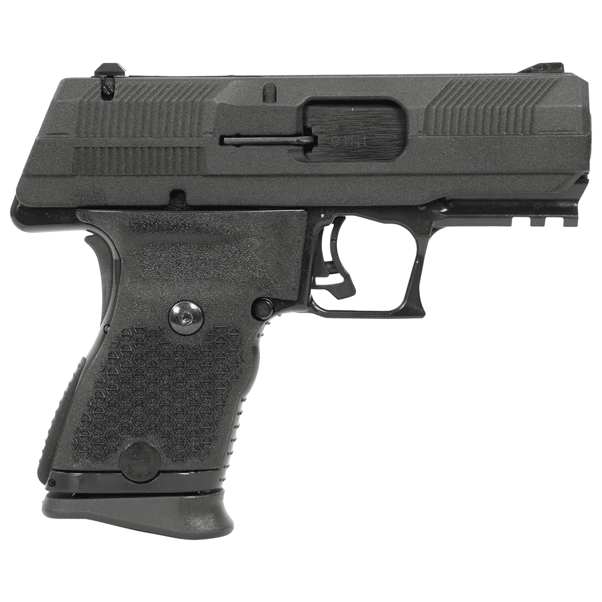 Hi-Point YC9 9mm Luger 10+1 3.93" Black Steel Barrel, Black YC9 Styled/Serrated Slide, Black Polymer Frame w/Picatinny Rail, Black Plastic Grips - YC9NTB Hi-Point YC9 9mm Luger 10+1 3.93" Black Steel Barrel, Black YC9 Styled/Serrated Slide, Black Polymer Frame w/Picatinny Rail, Black Plastic Grips - YC9NTB