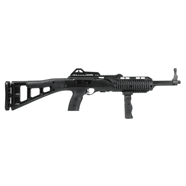 Hi-Point (Rifle) 995TS Carbine 9mm Luger 16.50" 10+1 Black All Weather Molded Stock with Forward Folding Grip - 995FGTST1 Hi-Point (Rifle) 995TS Carbine 9mm Luger 16.50" 10+1 Black All Weather Molded Stock with Forward Folding Grip - 995FGTST1