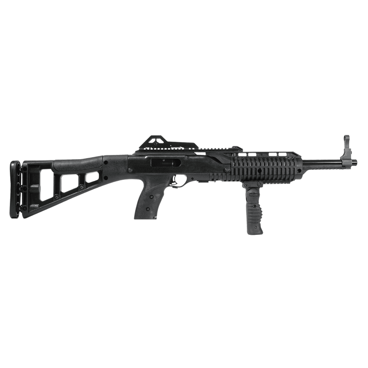Hi-Point Rifle 995TS Carbine 9mm Luger 16.50" 10+1 Black All Weather Molded Stock with Forward Folding Grip and Weapon-Mounted Flashlight - 995FGFLTS Hi-Point Rifle 995TS Carbine 9mm Luger 16.50" 10+1 Black All Weather Molded Stock with Forward Folding Grip and Weapon-Mounted Flashlight - 995FGFLTS