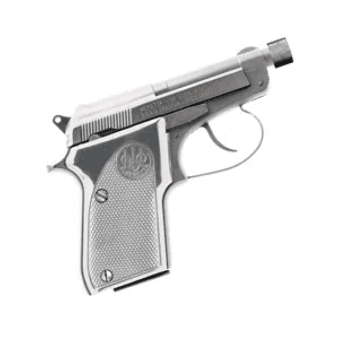 Beretta 21A Bobcat Ghost Buster 22 LR Pistol with 2" SS Threaded Tip-Up Barrel - SPEC0699A Beretta 21A Bobcat Ghost Buster 22 LR Pistol with 2" SS Threaded Tip-Up Barrel - SPEC0699A