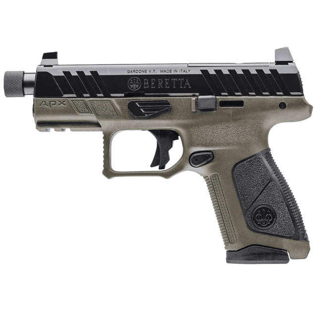 Beretta APX A1 Compact 9mm Luger Pistol with 4.20" Black Threaded Barrel - JAXA1C910TAC Beretta APX A1 Compact 9mm Luger Pistol with 4.20" Black Threaded Barrel - JAXA1C910TAC