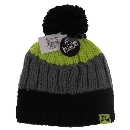 Dakine Kids Farley Beanie Black/Hot Lime Dakine Kids Farley Beanie Black/Hot Lime