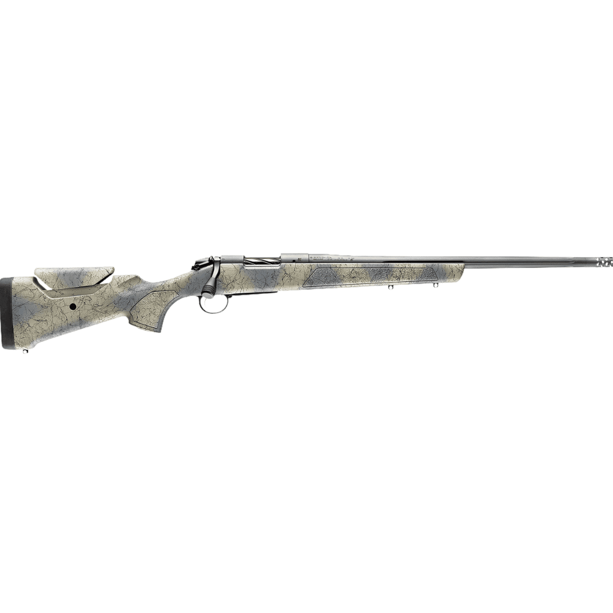 Bergara B-14 Wilderness Sierra 30-06 Springfield Rifle with 22" Sniper Gray Cerakote #5 Fluted Threaded Barrel - B14L801 Bergara B-14 Wilderness Sierra 30-06 Springfield Rifle with 22" Sniper Gray Cerakote #5 Fluted Threaded Barrel - B14L801