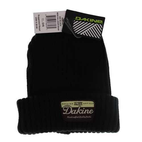 Dakine Mens Sallinger Beanie Black Dakine Mens Sallinger Beanie Black
