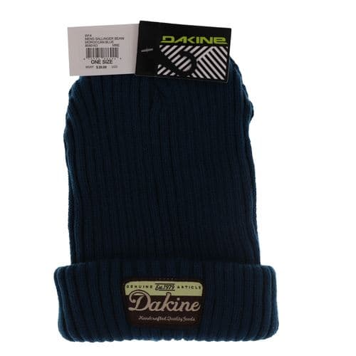 Dakine Mens Sallinger Beanie Moroccan Blue Dakine Mens Sallinger Beanie Moroccan Blue