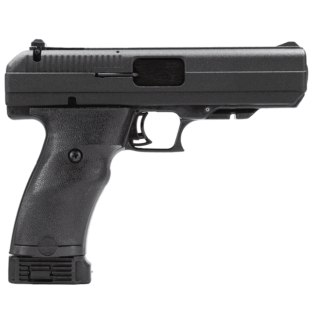 Hi-Point JCP - 40 S&W Caliber, 4.50" Barrel, 10+1 Capacity - Overall Black Finish, Picatinny Rail Frame, Serrated Steel Slide, Polymer Grip - Includes Galco M5X Holster - 34010M5X Hi-Point JCP - 40 S&W Caliber, 4.50" Barrel, 10+1 Capacity - Overall Black Finish, Picatinny Rail Frame, Serrated Steel Slide, Polymer Grip - Includes Galco M5X Holster - 34010M5X