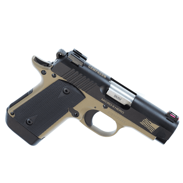 Kimber Micro9 Hero 9mm 3.15" 7+1 Black/Tan 3300243 Kimber Micro9 Hero 9mm 3.15" 7+1 Black/Tan 3300243