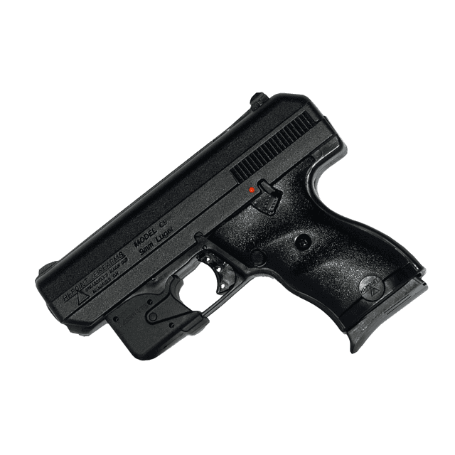 Hi-Point C9 - 9mm Luger, 8+1 Capacity, 3.50" Black Steel Barrel - Black Powder Coated Serrated Steel Slide, Polymer Frame, Polymer Grip - Includes LaserLyte Laser - 916LLTGM Hi-Point C9 - 9mm Luger, 8+1 Capacity, 3.50" Black Steel Barrel - Black Powder Coated Serrated Steel Slide, Polymer Frame, Polymer Grip - Includes LaserLyte Laser - 916LLTGM