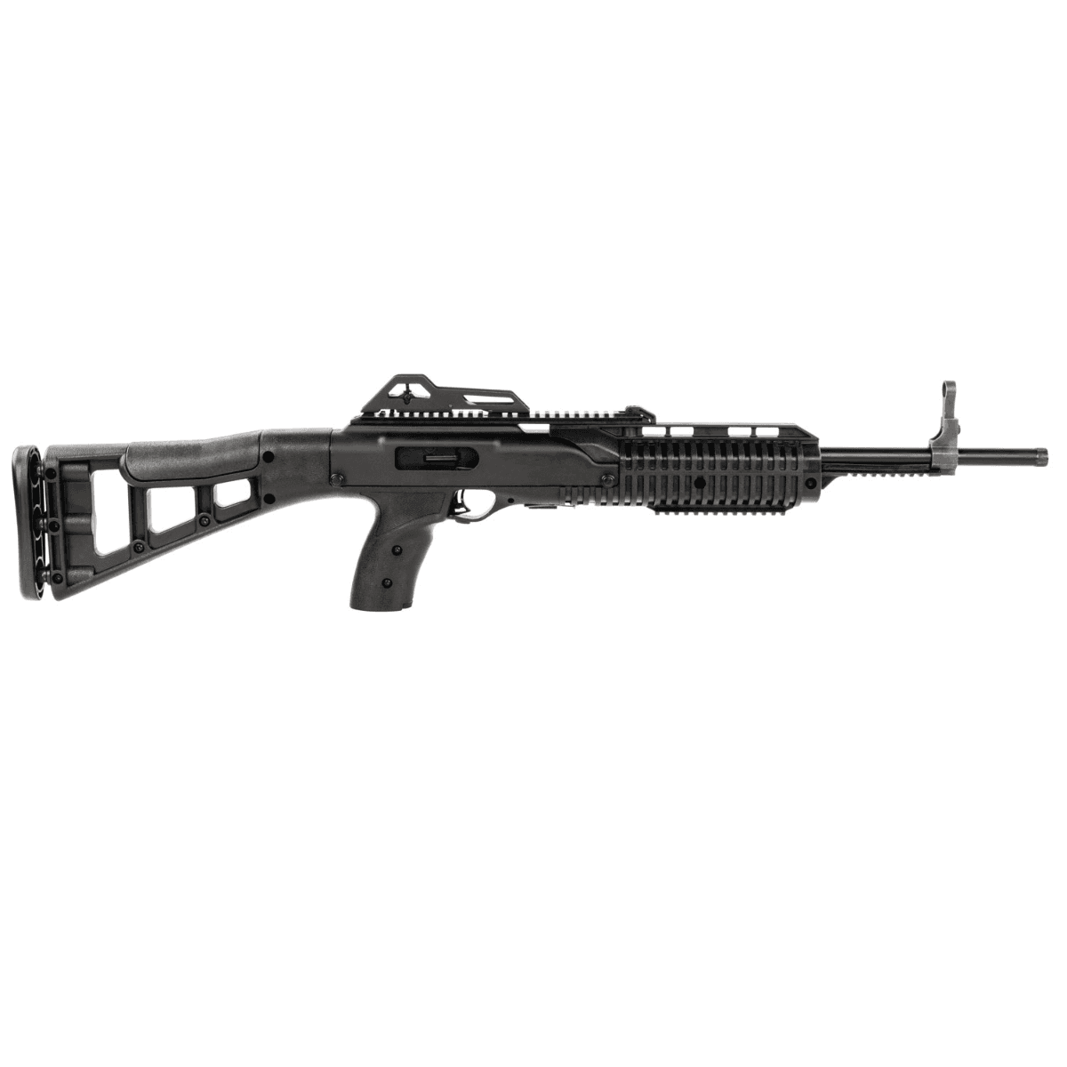Hi-Point Carbine - 9mm Luger Caliber, 10+1 Capacity, 19" Barrel - Black Metal Finish, Black All Weather Skeletonized Stock, Black Polymer Grip (Right Hand) - 995TS19 Hi-Point Carbine - 9mm Luger Caliber, 10+1 Capacity, 19" Barrel - Black Metal Finish, Black All Weather Skeletonized Stock, Black Polymer Grip (Right Hand) - 995TS19