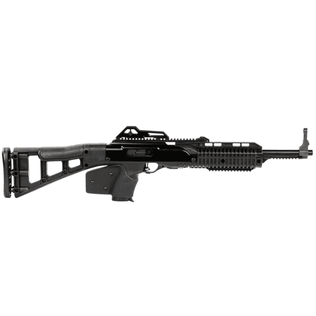 Hi-Point Carbine 380 ACP Caliber, 10+1 Capacity, 16.50" Barrel - Black Metal Finish, Black All Weather Skeletonized Stock, Black California Paddle Grip (Right Hand) - 3895TSCA Hi-Point Carbine 380 ACP Caliber, 10+1 Capacity, 16.50" Barrel - Black Metal Finish, Black All Weather Skeletonized Stock, Black California Paddle Grip (Right Hand) - 3895TSCA