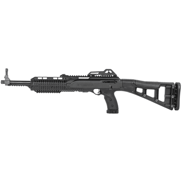Hi-Point Carbine - 45 ACP Caliber, 9+1 Capacity, 17.50" Barrel - Black Metal Finish, Black All Weather Skeletonized Stock, Black Polymer Grip (Right Hand) - 4595TSBK Hi-Point Carbine - 45 ACP Caliber, 9+1 Capacity, 17.50" Barrel - Black Metal Finish, Black All Weather Skeletonized Stock, Black Polymer Grip (Right Hand) - 4595TSBK