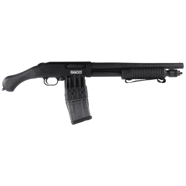 Mossberg 590M Shockwave 12 Gauge Mag-Fed Shotgun with 15" Heavy Barrel - 50208 Mossberg 590M Shockwave 12 Gauge Mag-Fed Shotgun with 15" Heavy Barrel - 50208
