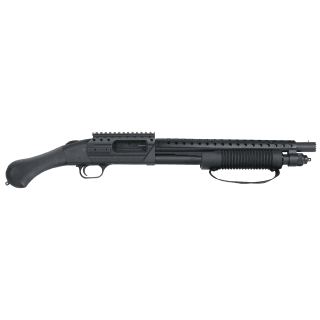 Mossberg 590 Shockwave SPX 12 Gauge Shotgun with 14.375" Heavy Stand-Off Heat Shield Barrel - 50648 Mossberg 590 Shockwave SPX 12 Gauge Shotgun with 14.375" Heavy Stand-Off Heat Shield Barrel - 50648