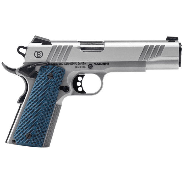 Bersa B1911 45 ACP Pistol with Stainless Steel Frame/Beavertail - B19117050SMBL Bersa B1911 45 ACP Pistol with Stainless Steel Frame/Beavertail - B19117050SMBL