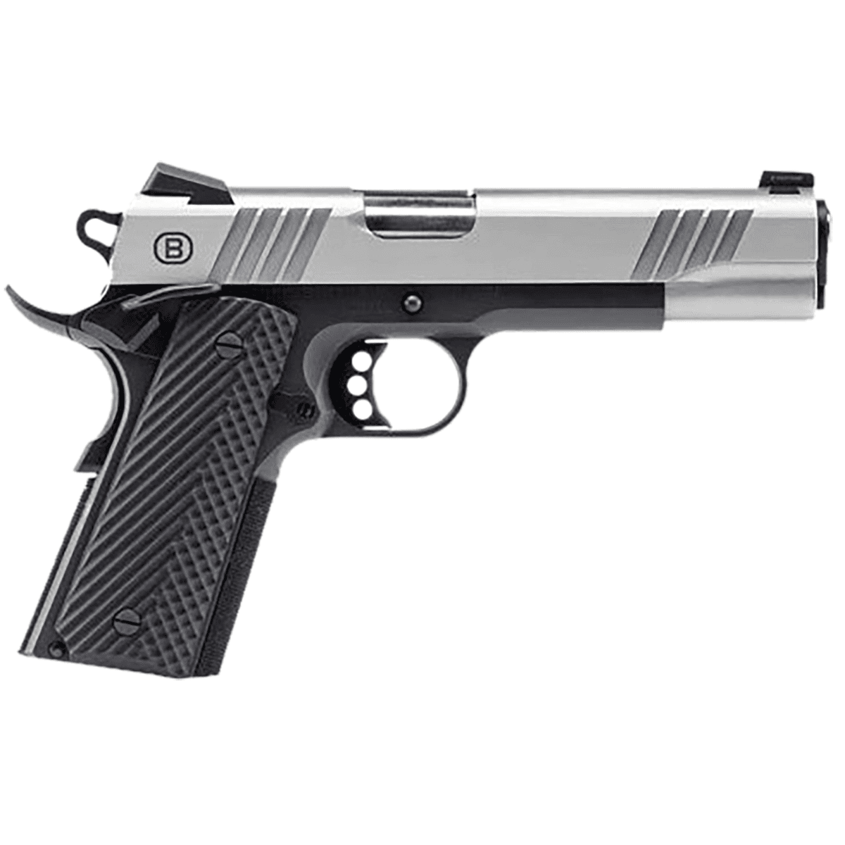 Bersa B19117050SBBK B1911 Full Size Frame 45 ACP 8+1 5" Stainless Pistol Bersa B19117050SBBK B1911 Full Size Frame 45 ACP 8+1 5" Stainless Pistol