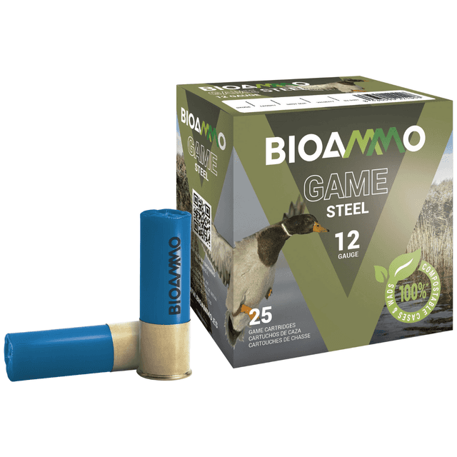 Bioammo BLS2840 Steel Game 12 Gauge 2.75" 1 oz 4 Shot 25 Per Box/ 10 Case Bioammo BLS2840 Steel Game 12 Gauge 2.75" 1 oz 4 Shot 25 Per Box/ 10 Case