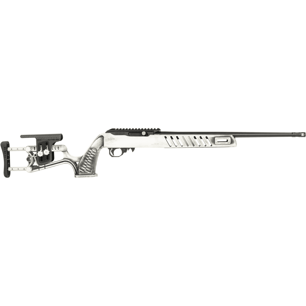 Black Rain Professional 22 LR Rifle with 18.50" Chrome Moly Steel Threaded Barrel - BRO23080502 Black Rain Professional 22 LR Rifle with 18.50" Chrome Moly Steel Threaded Barrel - BRO23080502
