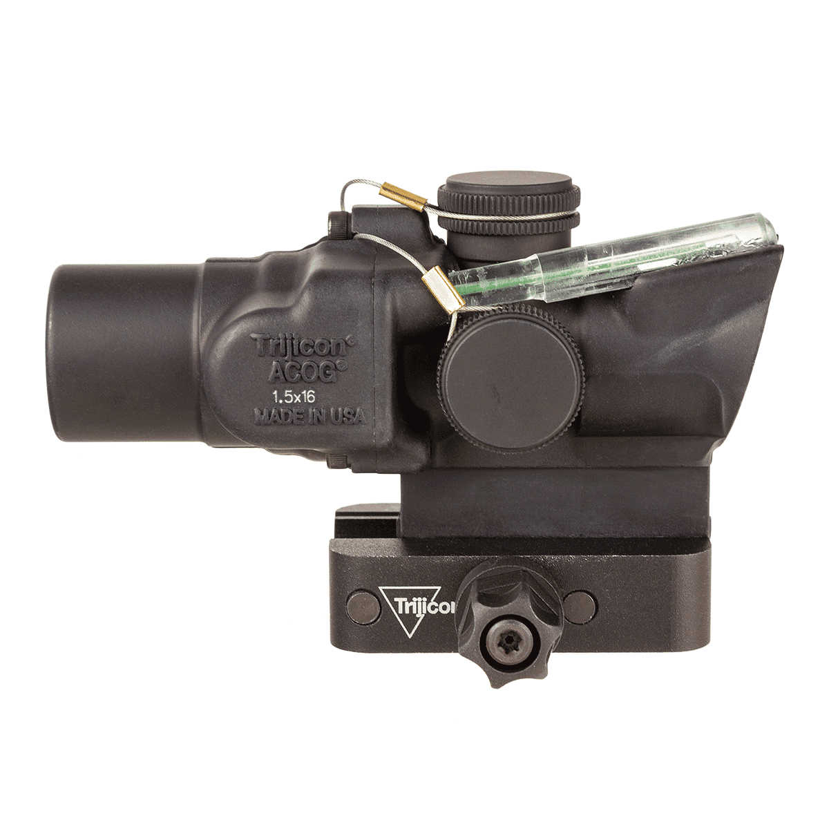 Trijicon 400329 Compact ACOG 1.5x16S Dual Illum Green Ring/2 MOA Center Dot Compact Riflescope w/Q-LOC Mount Trijicon 400329 Compact ACOG 1.5x16S Dual Illum Green Ring/2 MOA Center Dot Compact Riflescope w/Q-LOC Mount