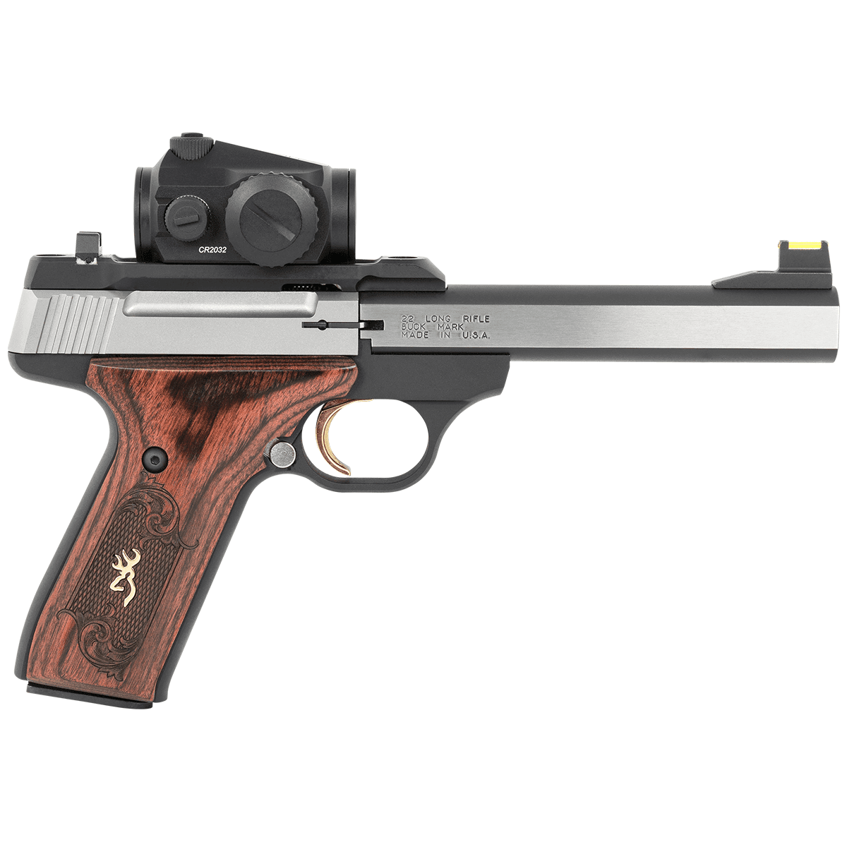 Browning Buck Mark Medallion 22 LR 10+1 5.50" w/ Vortex Crossfire 051581490 Browning Buck Mark Medallion 22 LR 10+1 5.50" w/ Vortex Crossfire 051581490