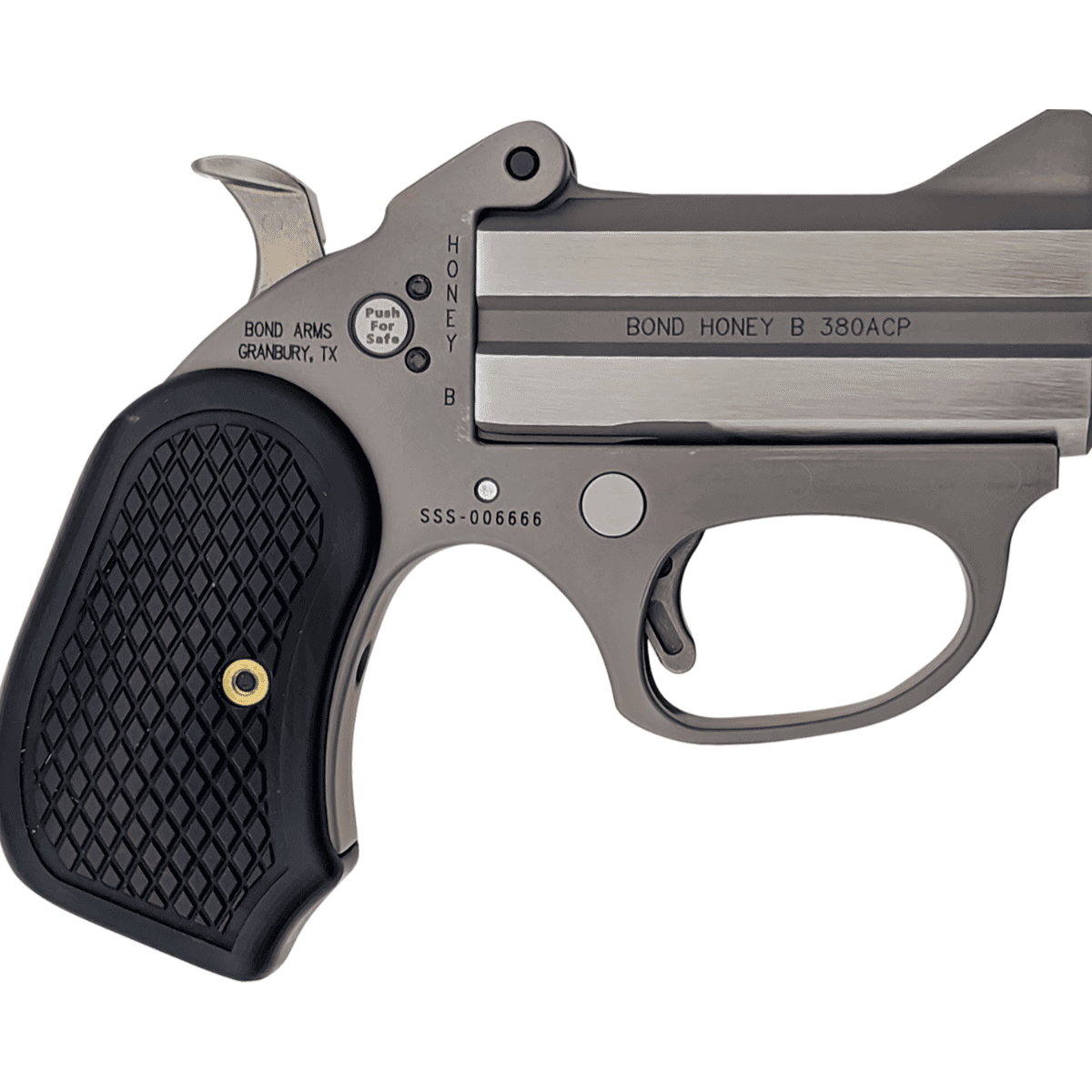 Bond Arms Honey B 9mm Luger Pistol with 3'' Matte Stainless Steel Barrel - BAHB Bond Arms Honey B 9mm Luger Pistol with 3'' Matte Stainless Steel Barrel - BAHB