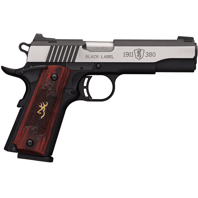 Browning 1911-380 Black Label Medallion Pro 380 ACP Pistol with 4.25" Target Crown Barrel - 051914492 Browning 1911-380 Black Label Medallion Pro 380 ACP Pistol with 4.25" Target Crown Barrel - 051914492