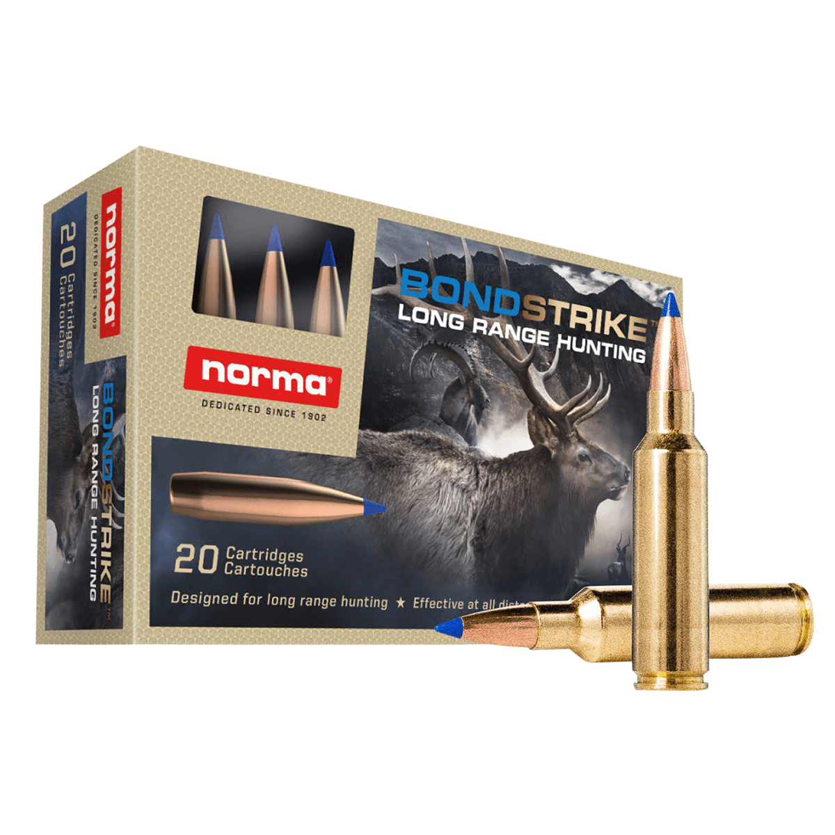 Norma Ammunition Dedicated Hunting Bondstrike 300 WSM 180 gr Bonded Polymer Tip - 20 Rounds - 20175832 Norma Ammunition Dedicated Hunting Bondstrike 300 WSM 180 gr Bonded Polymer Tip - 20 Rounds - 20175832