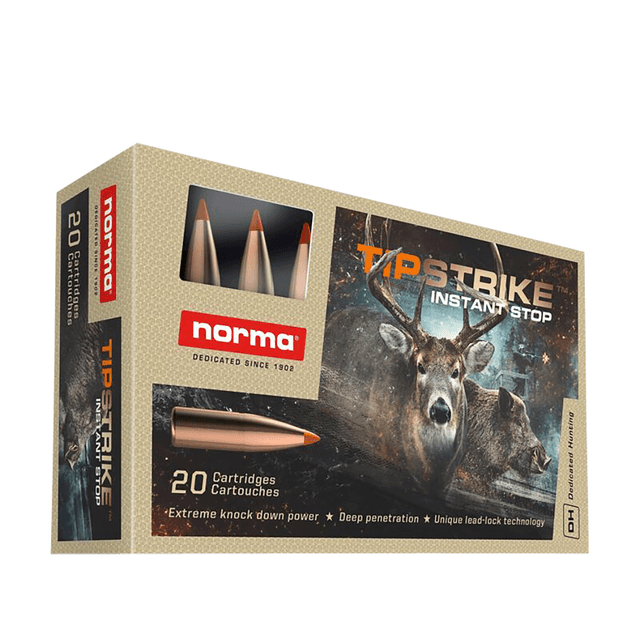 Norma Ammunition Dedicated Hunting Tipstrike 308 Win 170 gr Polymer Tip - 20 Rounds - 20174352 Norma Ammunition Dedicated Hunting Tipstrike 308 Win 170 gr Polymer Tip - 20 Rounds - 20174352