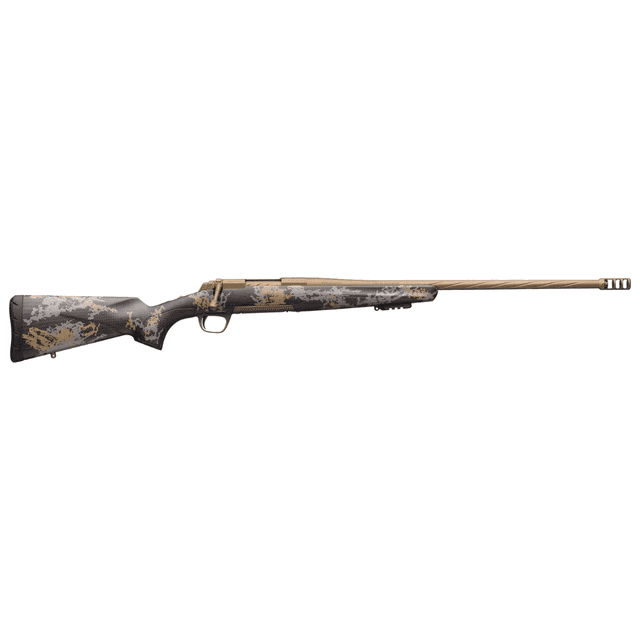 Browning X-Bolt Mountain Pro Long Range 300 Win Mag Rifle with 26" Burnt Bronze Cerakote Fluted Threaded Barrel - 035539229 Browning X-Bolt Mountain Pro Long Range 300 Win Mag Rifle with 26" Burnt Bronze Cerakote Fluted Threaded Barrel - 035539229