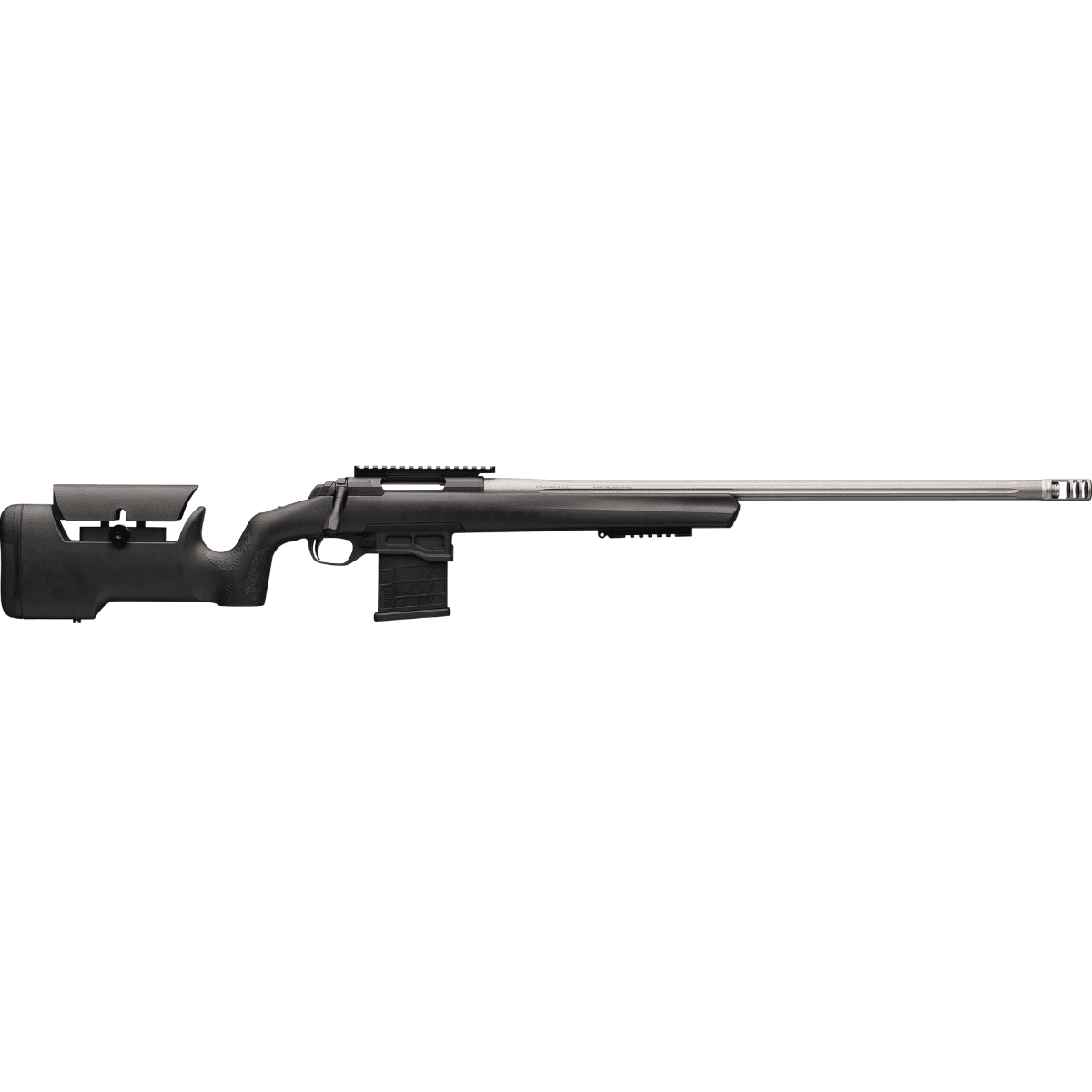 Browning X-Bolt Target Max 308 Win Rifle with 26" Satin Gray Bull/Fluted Barrel - 035560218 Browning X-Bolt Target Max 308 Win Rifle with 26" Satin Gray Bull/Fluted Barrel - 035560218